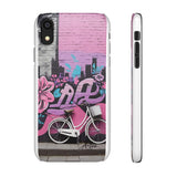 Graffiti Phone Case for Girls: Urban Chic with a Feminine Tw - Phone Case by Printify | Unique designs from ArteoDesign