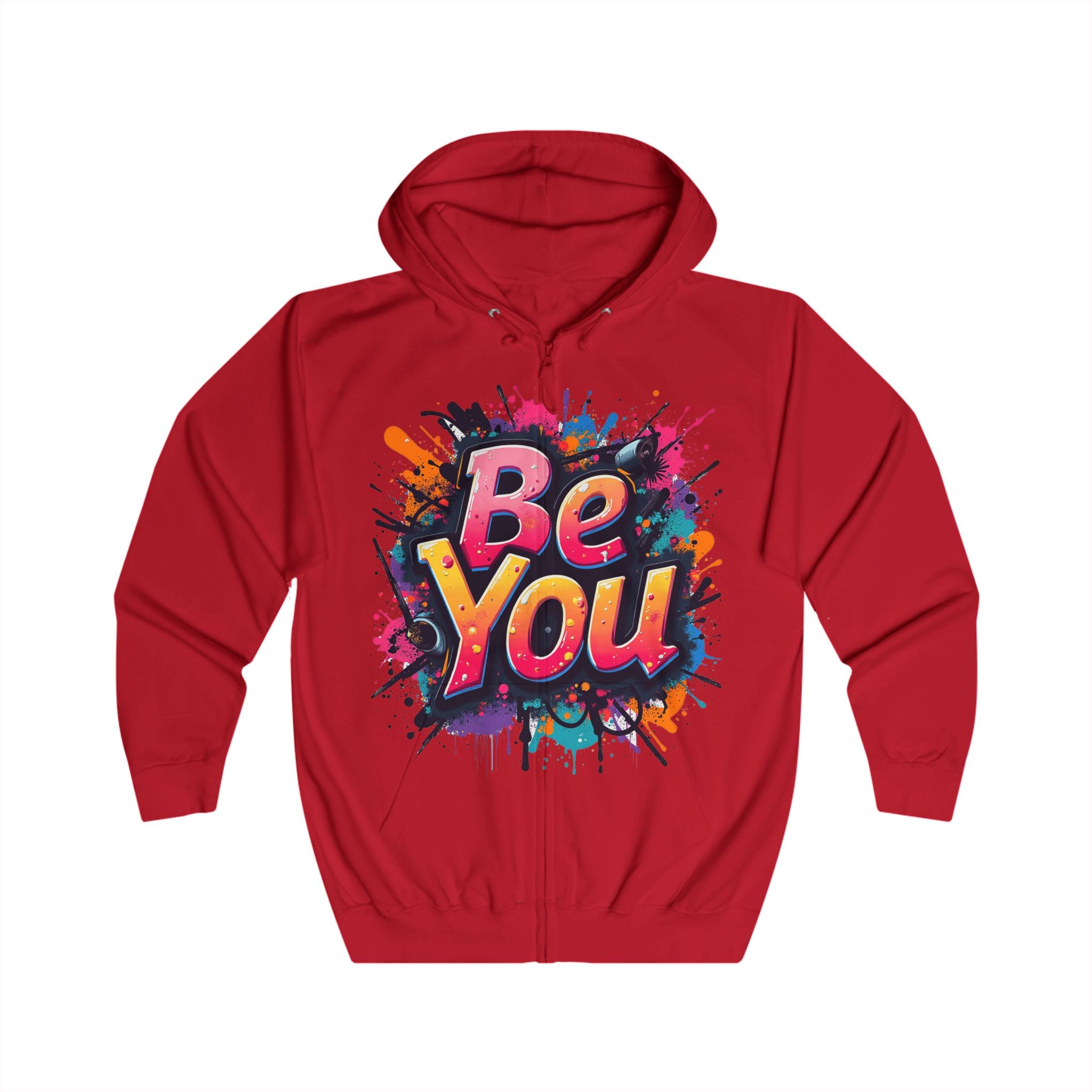 Be You Hoodie - Women's Graffiti Urban Streetwear