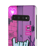 Graffiti Phone Case: Urban Chic for Girls with a Twist - Phone Case by Printify | Unique designs from ArteoDesign