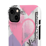 Chic Urban Graffiti Phone Case for Girls - Street Art Design