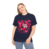 Forever Love Sweatshirt: Heart-Themed Unisex Fashion - T-Shirt by Printify | Unique designs from ArteoDesign