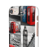 Graffiti Phone Case: London Skyline, Neon Accents, Edgy Styl - Phone Case by Printify | Unique designs from ArteoDesign