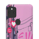 Streetwear Graffiti Phone Case for Girls - Soft and Bold Style