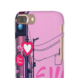 Streetwear Graffiti Phone Case for Girls - Soft and Bold Style