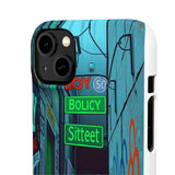 Graffiti-Inspired Phone Case for Girls: Urban Chic Style - Phone Case by Printify | Unique designs from ArteoDesign