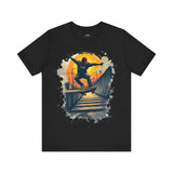 Men's Sunset Skateboarding Graphic T-Shirt - Urban Style