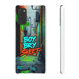 Urban Graffiti Phone Case - Gritty Streetwear for Boys