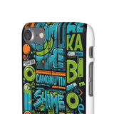 Urban Graffiti Style Phone Case - Cool and Chic for Girls