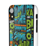 Urban Graffiti Style Phone Case - Cool and Chic for Girls