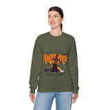 Halloween Sweatshirt – Spooky Witch and Ghosts Design