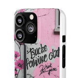 Urban Graffiti Phone Case for Girls - Soft Neon Street Art