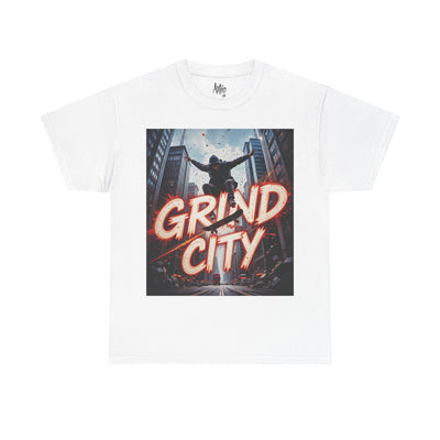 Grind City T-Shirt – Black Urban Skate Graphic Tee UK