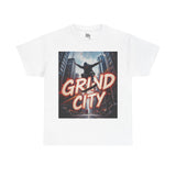 Grind City T-Shirt – Black Urban Skate Graphic Tee UK