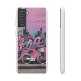 Graffiti Phone Case for Girls: Urban Chic with a Feminine Tw - Phone Case by Printify | Unique designs from ArteoDesign