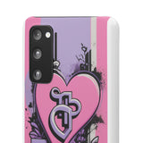 Feminine Graffiti Phone Case for Girls - Bold Street Style