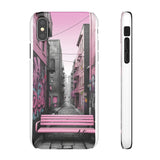 Stylish Graffiti Phone Case for Girls - Urban Elegance Design