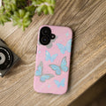 Y2K Butterfly Pink iPhone Case – Glitter Aesthetic