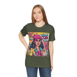 Retro Vibes: Women's Throwback T-Shirts with Bold '80s-'9 - T-Shirt by Printify | Unique designs from ArteoDesign