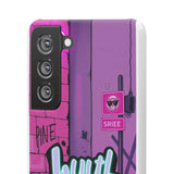 Graffiti Phone Case: Urban Chic for Girls with a Twist - Phone Case by Printify | Unique designs from ArteoDesign