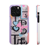 Graffiti Phone Case for Girls: Urban Chic Meets Feminine Sty - Phone Case by Printify | Unique designs from ArteoDesign