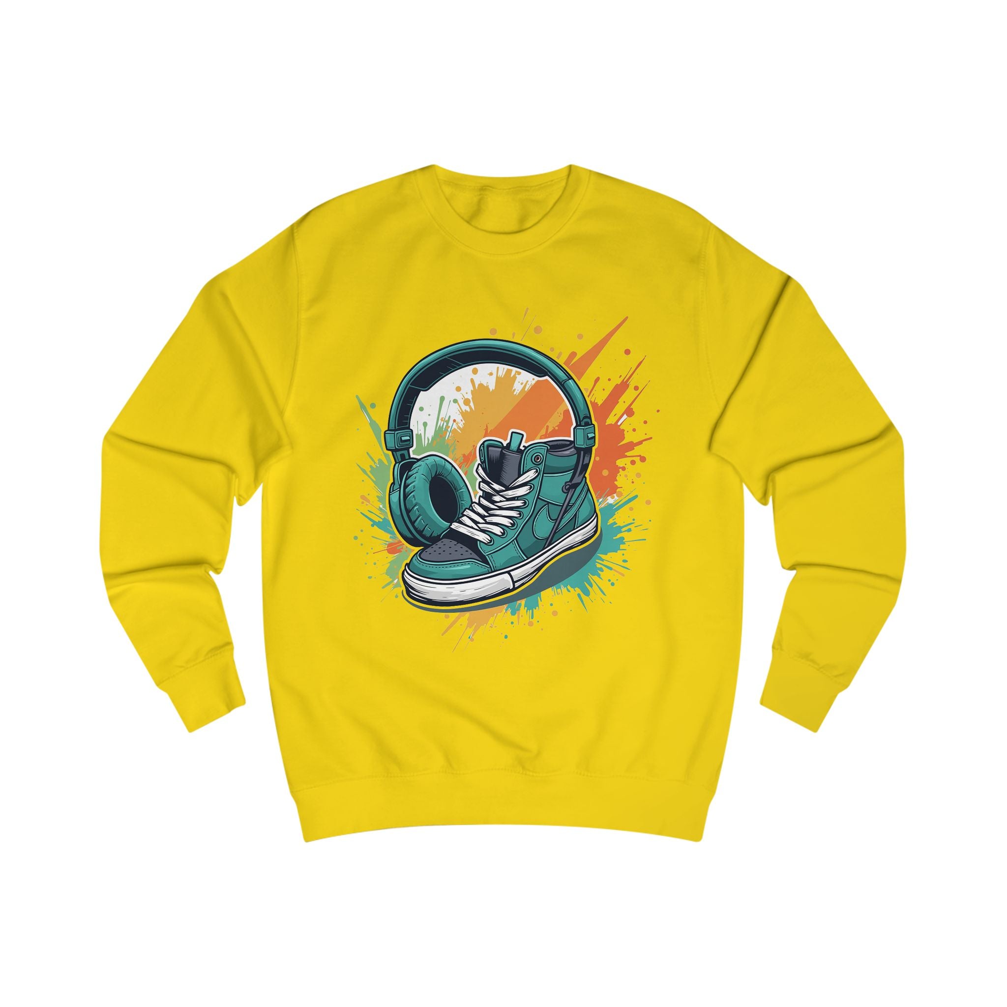 Men's Street Beats Sweatshirt | Headphones & Sneakers Design