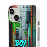 Urban Graffiti Phone Case - Gritty Streetwear for Boys