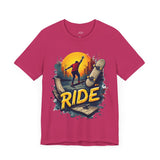 Men's Skateboarding Ride Graphic T-Shirt - Urban Style