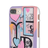 Graffiti Phone Case for Girls: Urban Chic Meets Feminine Sty - Phone Case by Printify | Unique designs from ArteoDesign