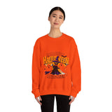 Halloween Sweatshirt – Spooky Witch and Ghosts Design