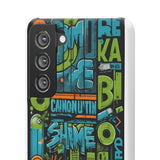 Urban Graffiti Style Phone Case - Cool and Chic for Girls