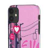 Streetwear Graffiti Phone Case for Girls - Soft and Bold Style