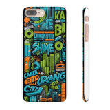 Graffiti Chic Phone Case: Urban Style with a Feminine Twist - Phone Case by Printify | Unique designs from ArteoDesign