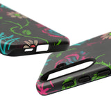 Urban Floral Graffiti Phone Case – Neon Street Art Vibes for iPhone & Samsung