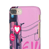 Graffiti Streetwear Phone Case for Girls - Soft, Bold Style