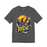 Bold Sunset Skateboard Tee - Streetwear for Skate Lovers