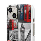 Graffiti Phone Case: London Skyline, Neon Accents, Edgy Styl - Phone Case by Printify | Unique designs from ArteoDesign