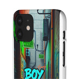 Urban Graffiti Phone Case - Gritty Streetwear for Boys