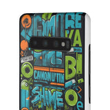 Urban Graffiti Style Phone Case - Cool and Chic for Girls