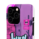 Graffiti Phone Case: Urban Chic for Girls with a Twist - Phone Case by Printify | Unique designs from ArteoDesign