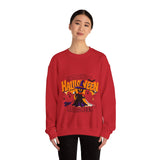 Halloween Sweatshirt – Spooky Witch and Ghosts Design