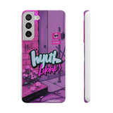 Graffiti Phone Case: Urban Chic for Girls with a Twist - Phone Case by Printify | Unique designs from ArteoDesign