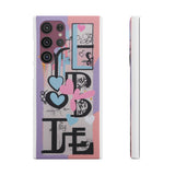 Graffiti Street Art-Inspired Phone Case for Girls