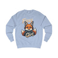 Foxy Girl Pink Sweatshirt – Fox with Headphones Design
