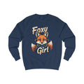 Foxy Girl Pink Sweatshirt – Fox with Headphones Design