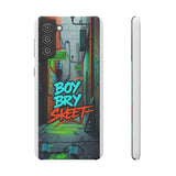 Urban Graffiti Phone Case - Gritty Streetwear for Boys