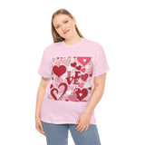 Valentine’s Day Heart Love Graphic T-Shirt