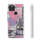 Chic Urban Graffiti Phone Case for Girls - Street Art Design