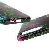 Urban Floral Graffiti Phone Case – Neon Street Art Vibes for iPhone & Samsung