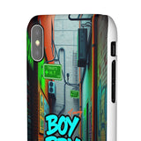 Urban Graffiti Phone Case - Gritty Streetwear for Boys