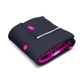 Drift Queen Fleece Blanket – Bold Pink Smoke & Street Racing Vibes